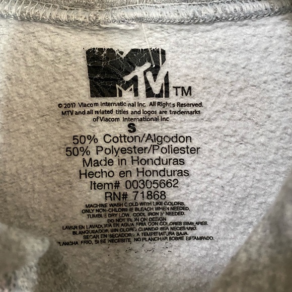 MTV New York grey hoodie - Picture 2 of 3
